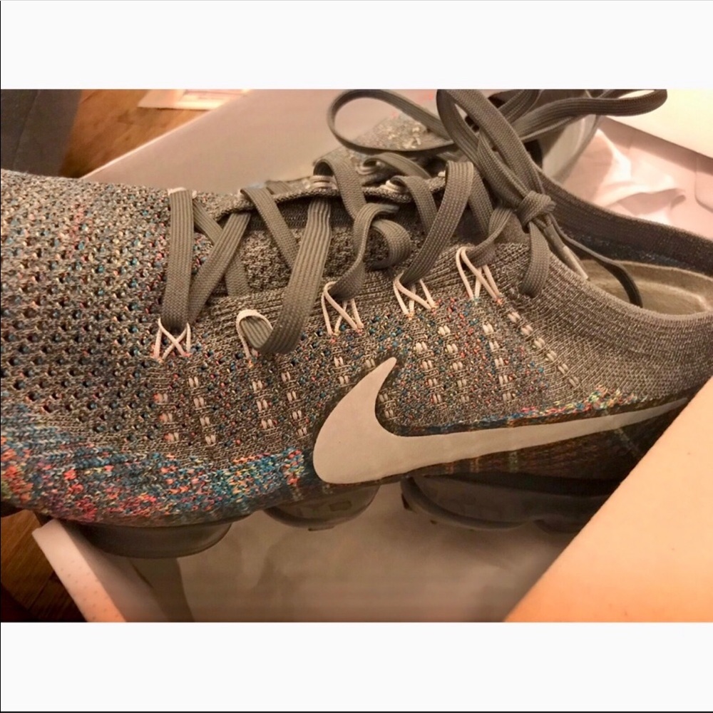 Multi color vapormaxes size 11.5